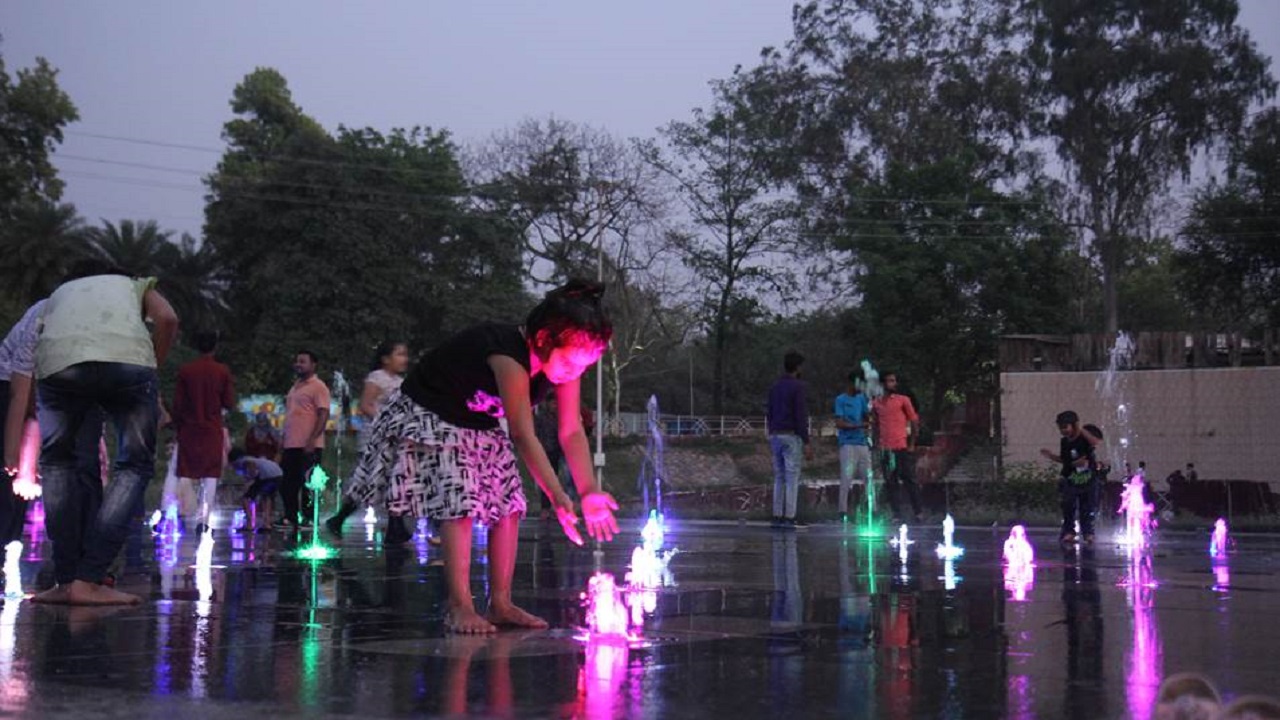 Musical Fountain at Gandhi Udhyan