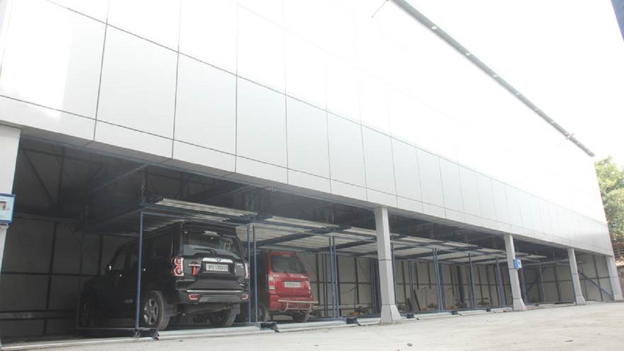 Puzzle type multilevel car parking of Electromechanical technology